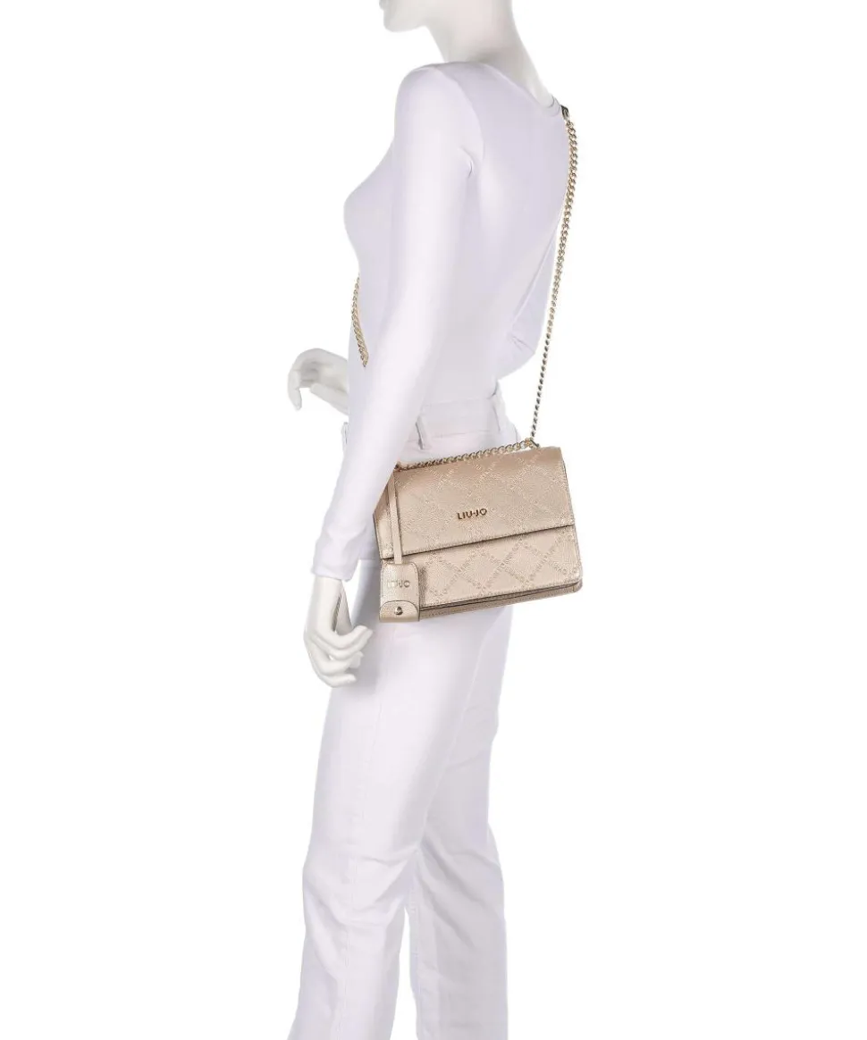 Adonide M Schultertasche Lederimitat gold