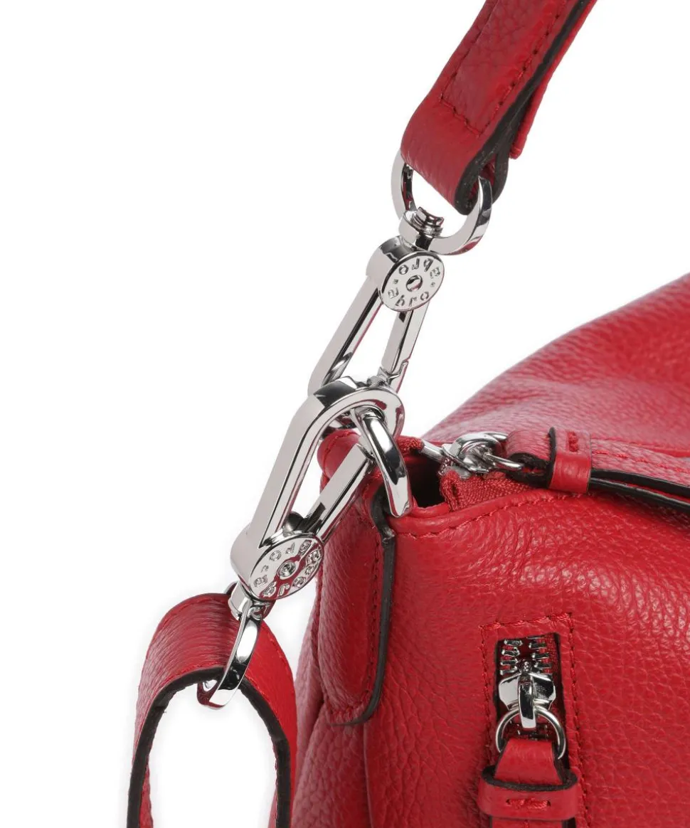 Adria Juna Beuteltasche genarbtes Rindsleder rot