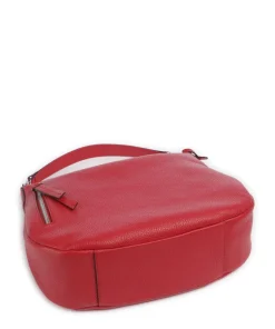 Adria Juna Beuteltasche genarbtes Rindsleder rot