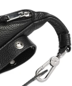 Adria Linna Gürteltasche genarbtes Rindsleder schwarz