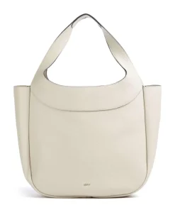 Adria Loft Shopper genarbtes Rindsleder beige