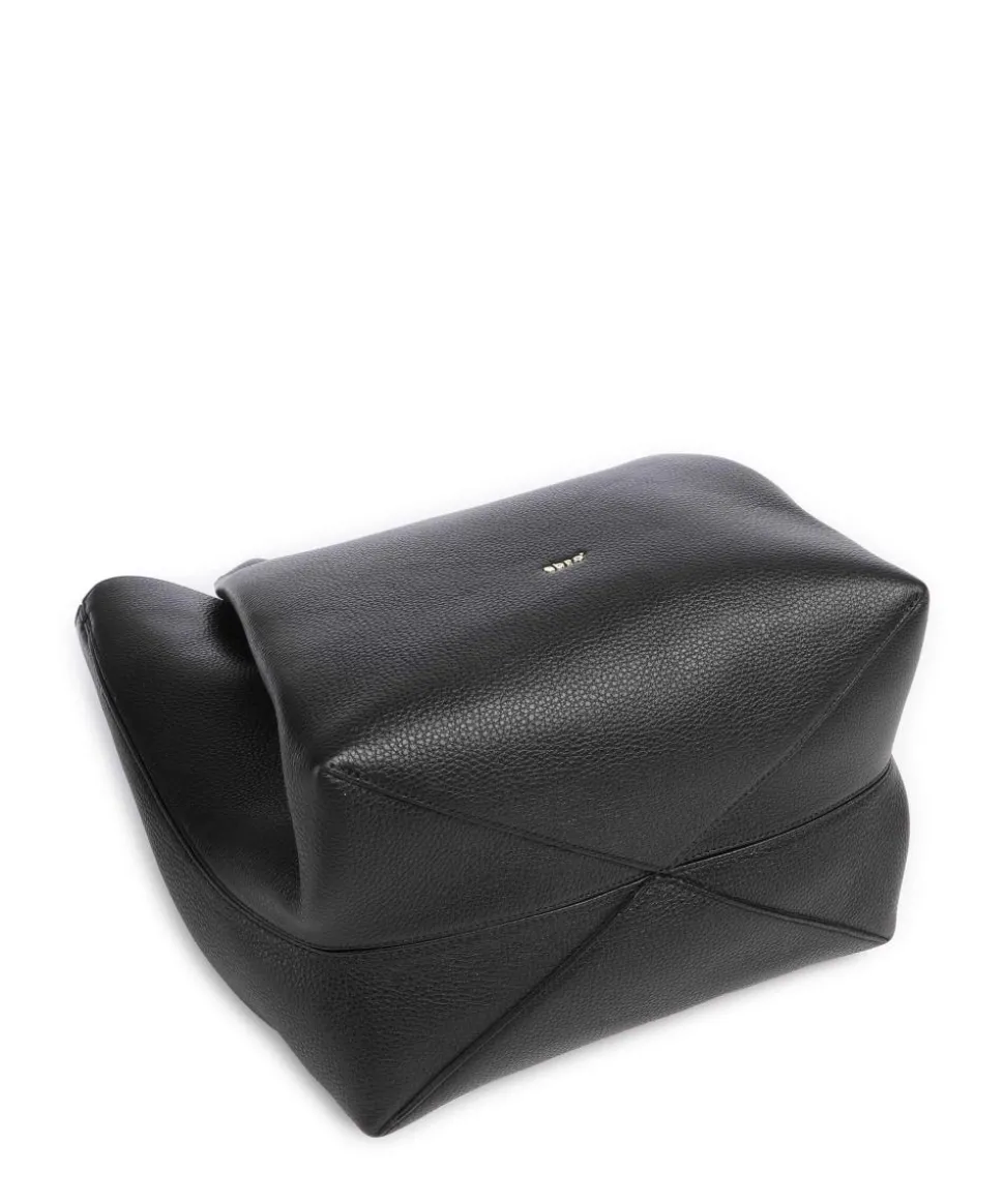 Agave Essential Medium Handtasche genarbtes Leder schwarz