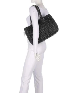 Aide M Shopper Lederimitat schwarz