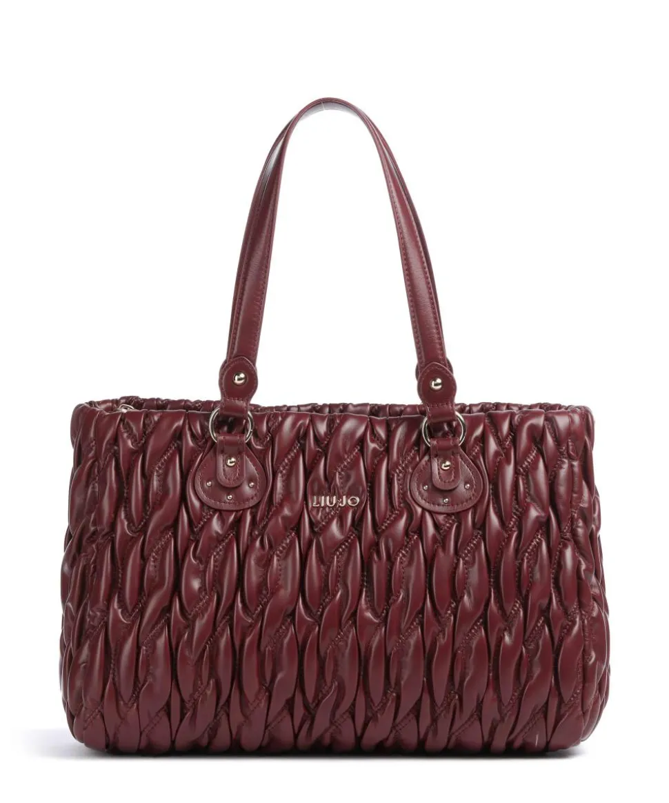 Aide M Shopper Lederimitat wein