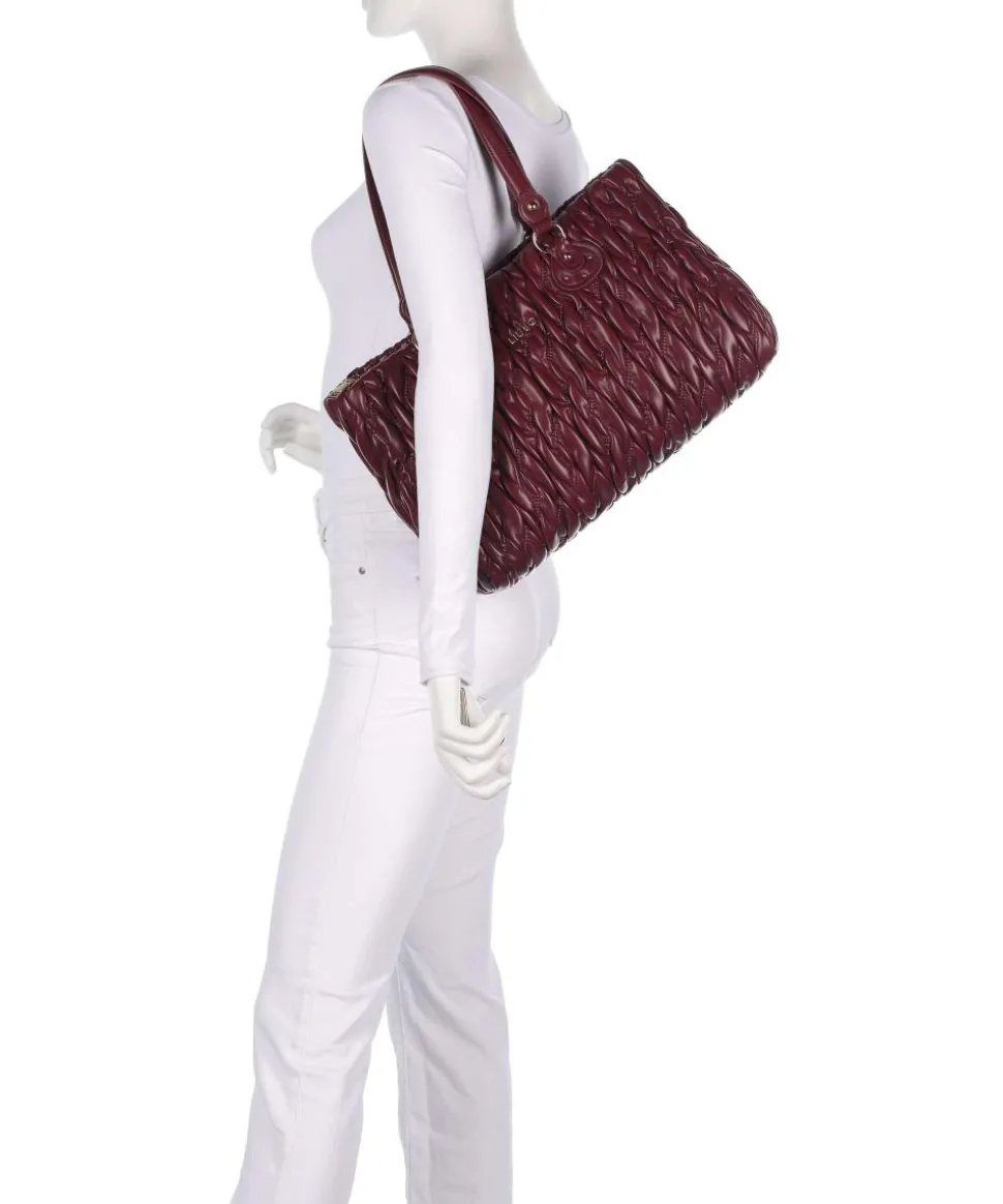 Aide M Shopper Lederimitat wein