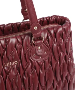 Aide M Shopper Lederimitat wein