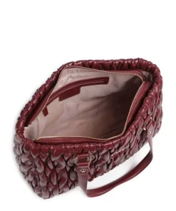 Aide M Shopper Lederimitat wein