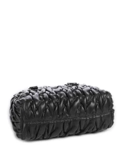 Aide S Handtasche Lederimitat schwarz