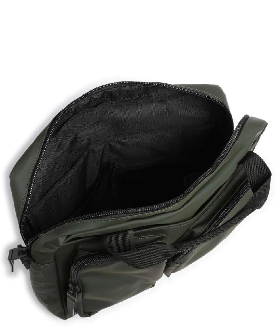 Aktentasche 14″ Polyurethane, Polyester dunkelgrün