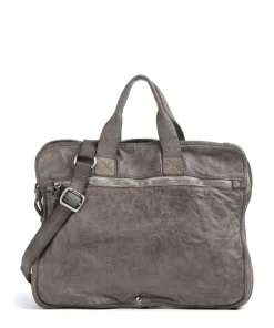 Aktentasche fein genarbtes Rindsleder stein