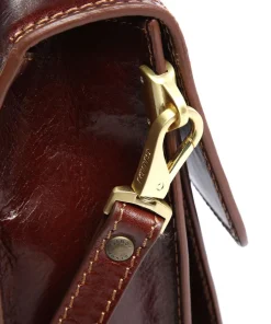 Aktentasche fein genarbtes Rindsleder braun