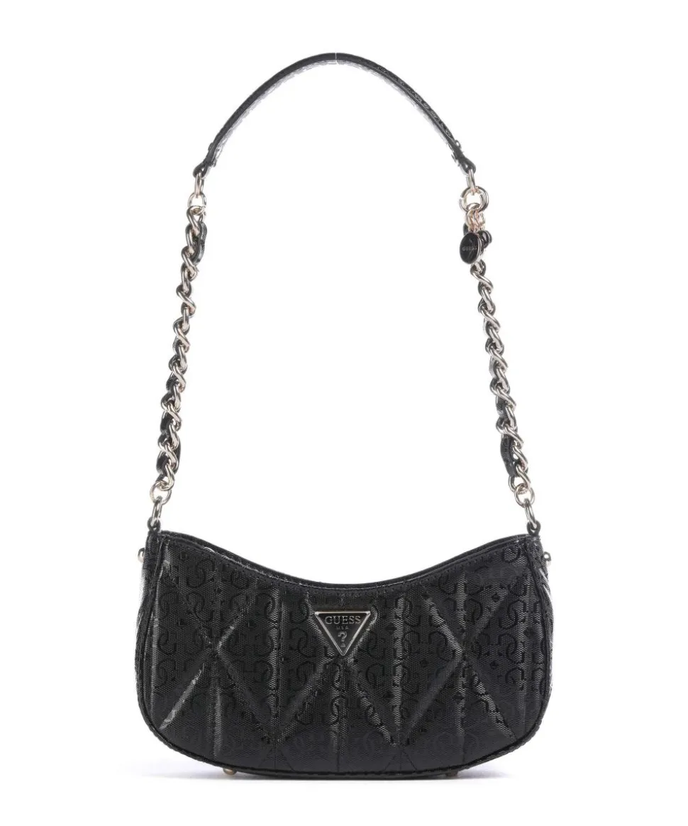 Aldina G-Shine Schultertasche Lederimitat schwarz