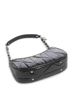 Aldina G-Shine Schultertasche Lederimitat schwarz