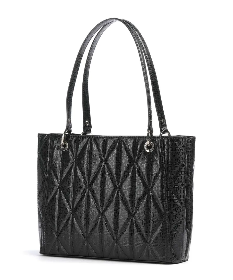 Aldina G-Shine Shopper Lederimitat schwarz