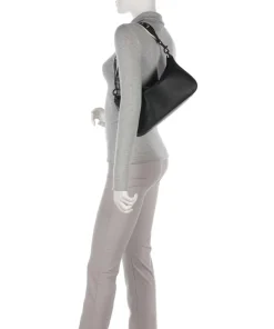 Alessa Kodiaq Sheep S Schultertasche fein genarbtes Leder schwarz