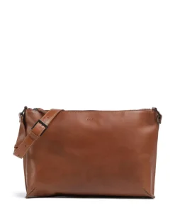 Aletta Umhängetasche fein genarbtes Rindsleder braun