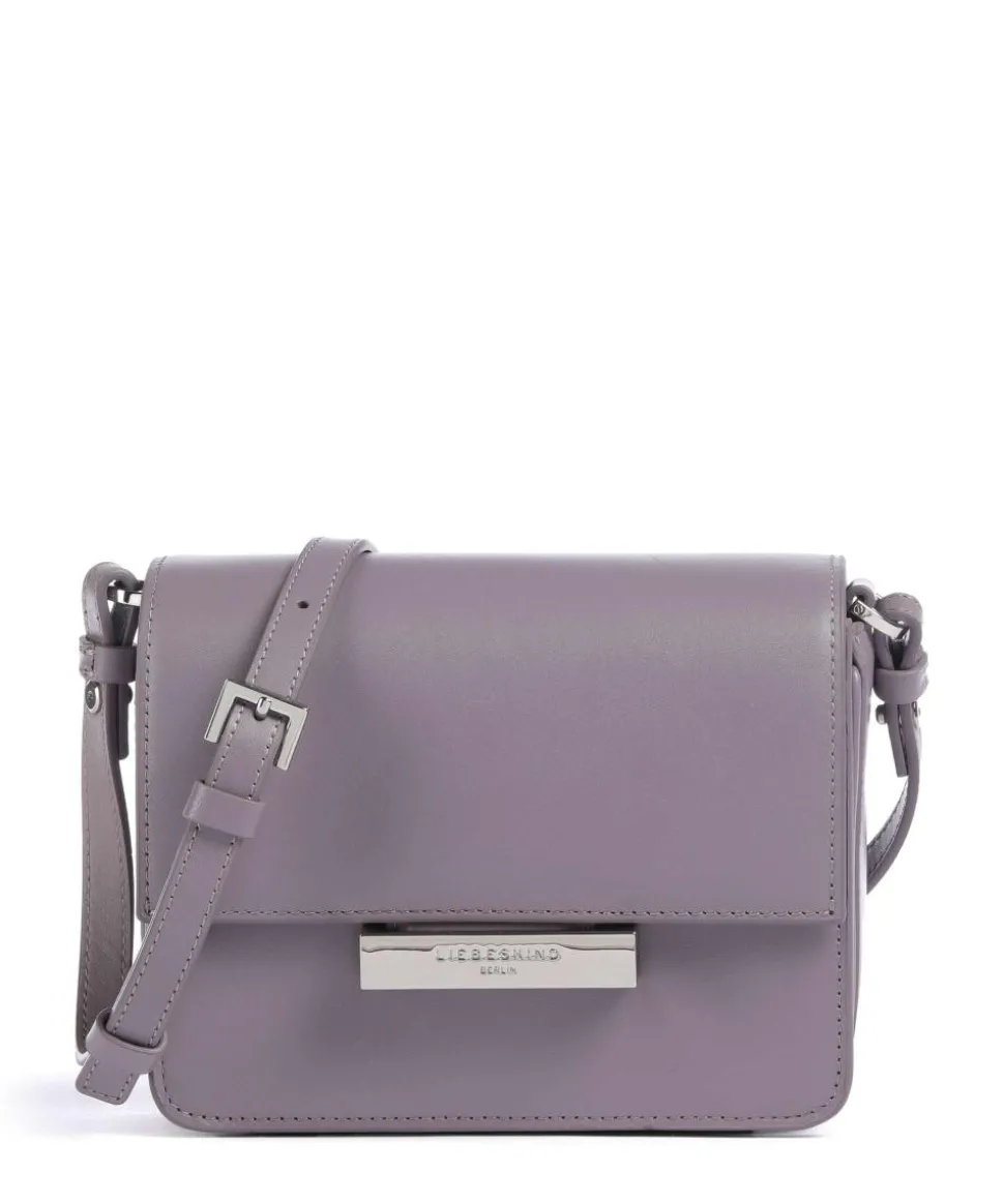 Alex Biker S Umhängetasche Rindsleder violett