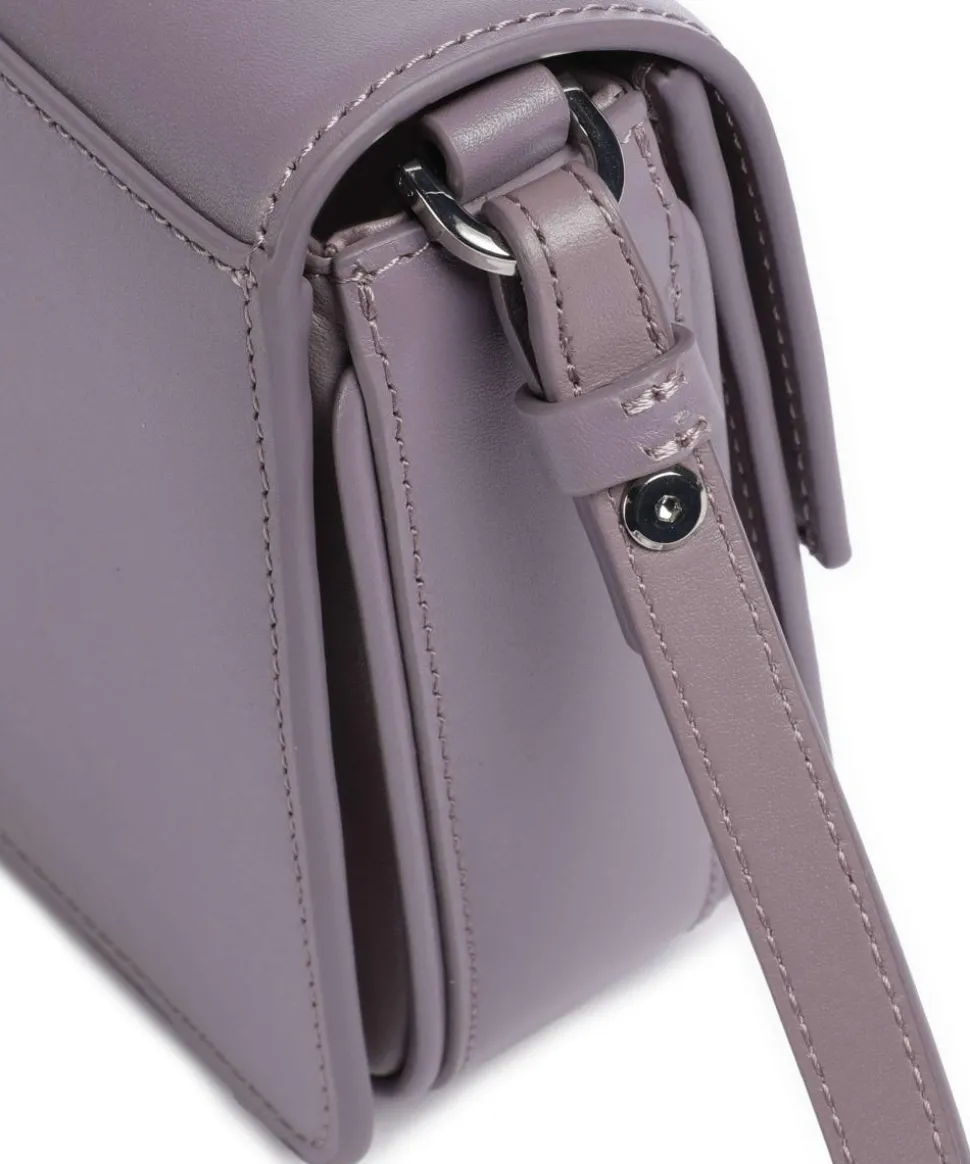 Alex Biker S Umhängetasche Rindsleder violett