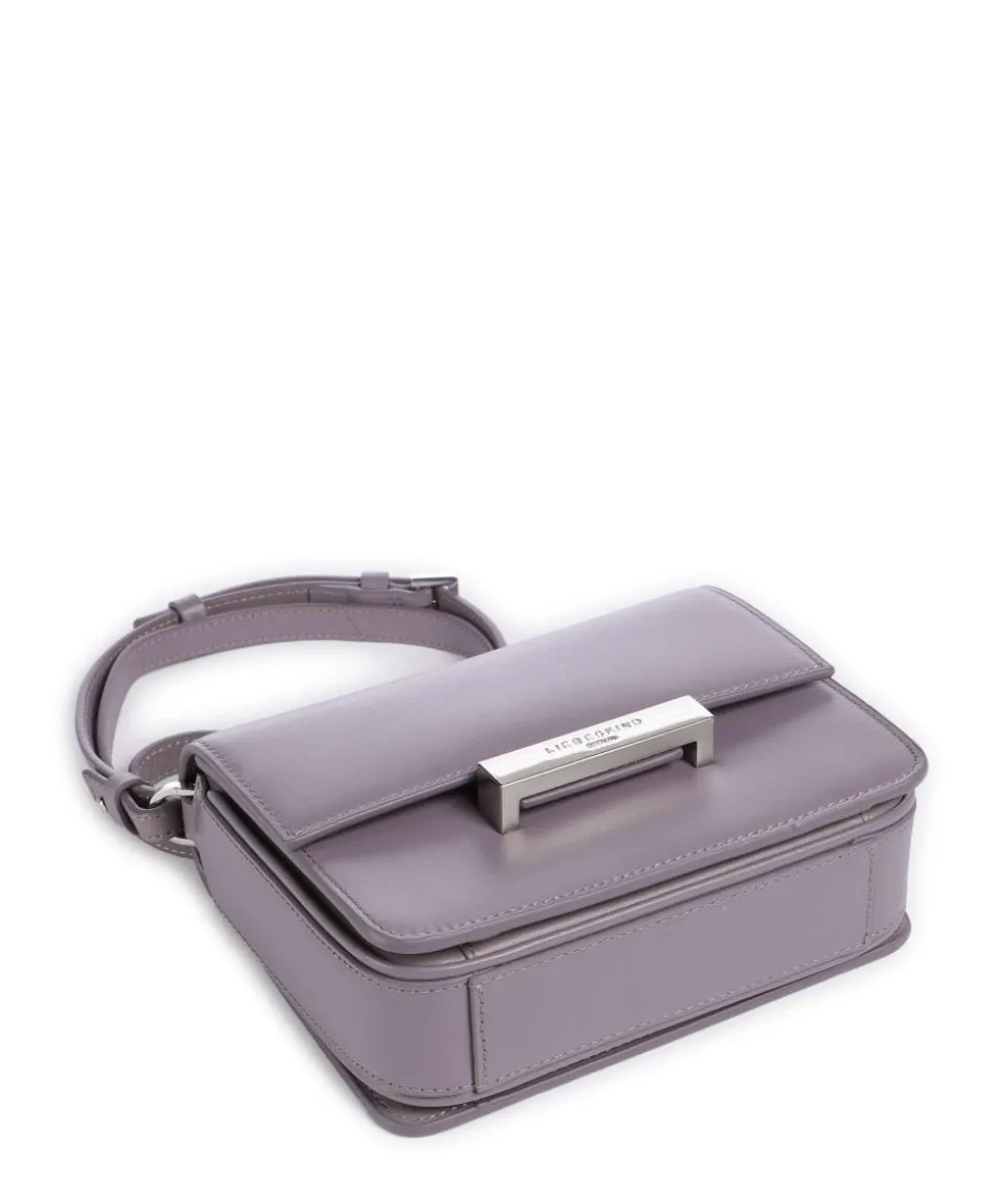 Alex Biker S Umhängetasche Rindsleder violett