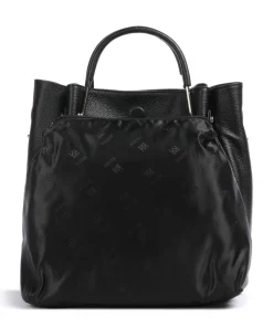 Alexandria Shopper genarbtes Leder schwarz
