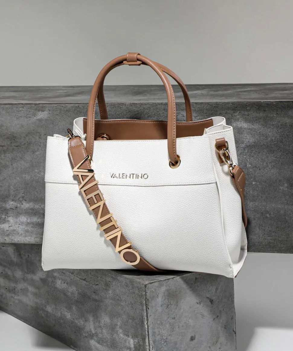 Alexia Handtasche Lederimitat weiß