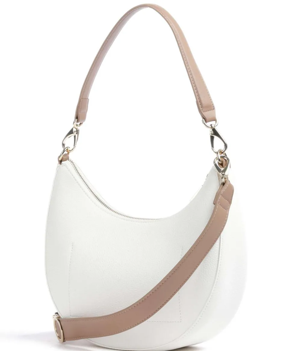 Alexia Schultertasche Lederimitat weiß