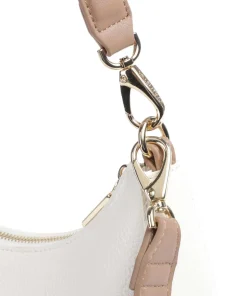 Alexia Schultertasche Lederimitat weiß