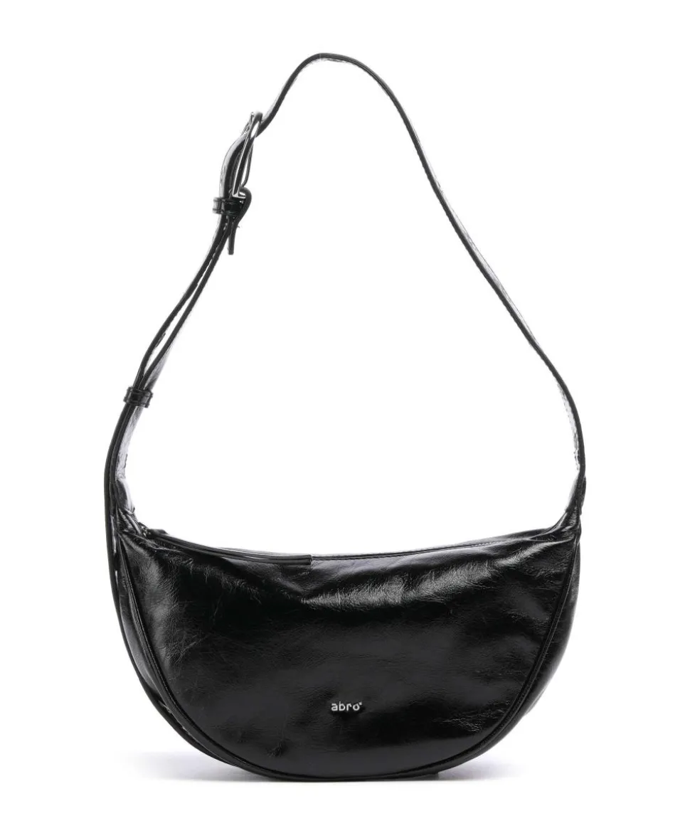 Alias Soft By My Side Schultertasche fein genarbtes Rindsleder schwarz