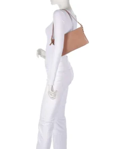 Alice Crinkle Schultertasche fein genarbtes Rindsleder altrosa