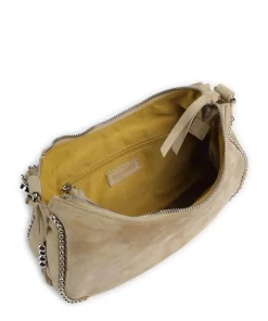 All About Beads Schultertasche Schafsleder sand