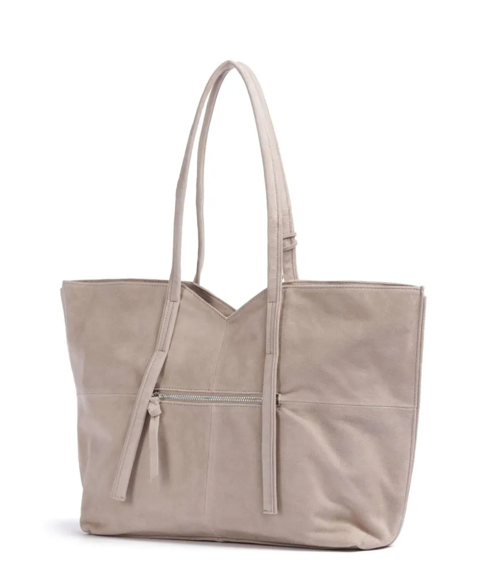 All About Beads Shopper Schafsleder beige