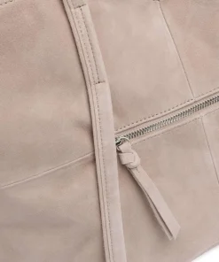 All About Beads Shopper Schafsleder beige