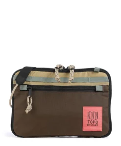 All Adventure Umhängetasche recyceltes Ripstop-Nylon braun