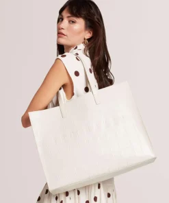 Allicon Shopper Lederimitat creme