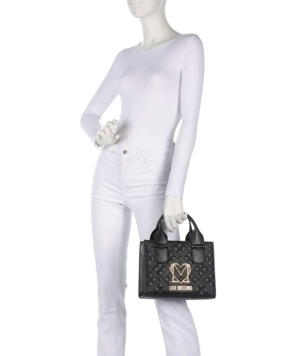 Allure Handtasche Lederimitat schwarz