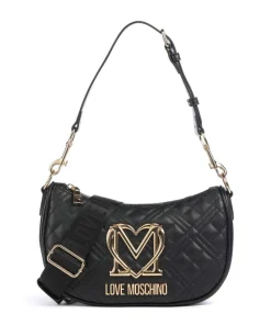 Allure Schultertasche Lederimitat schwarz