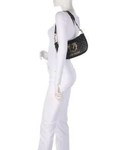 Allure Schultertasche Lederimitat schwarz