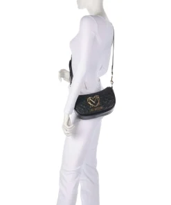 Allure Schultertasche Lederimitat schwarz