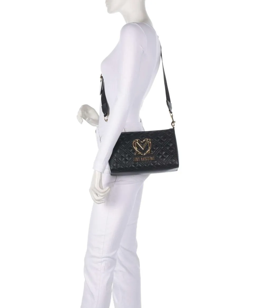 Allure Umhängetasche Nappaleder, Polyurethane schwarz