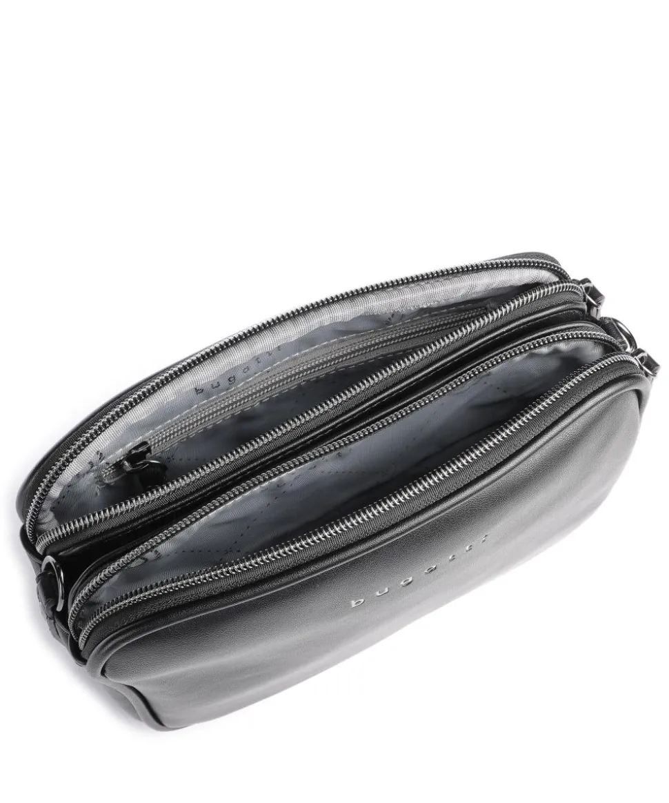 Almata Umhängetasche Lederimitat schwarz