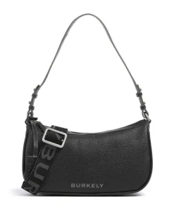 Always Alyx Schultertasche genarbtes Leder schwarz