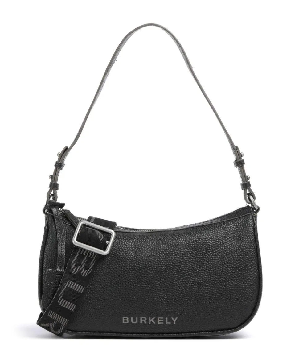 Always Alyx Schultertasche genarbtes Leder schwarz