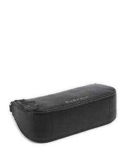 Always Alyx Schultertasche genarbtes Leder schwarz