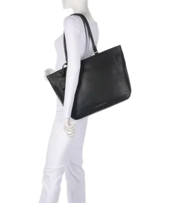 Always Alyx Shopper 15″ genarbtes Leder schwarz