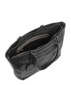 Always Alyx Shopper 15″ genarbtes Leder schwarz