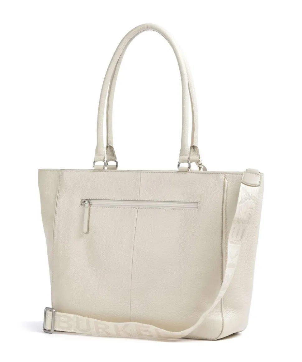 Always Alyx Shopper 15″ genarbtes Leder creme