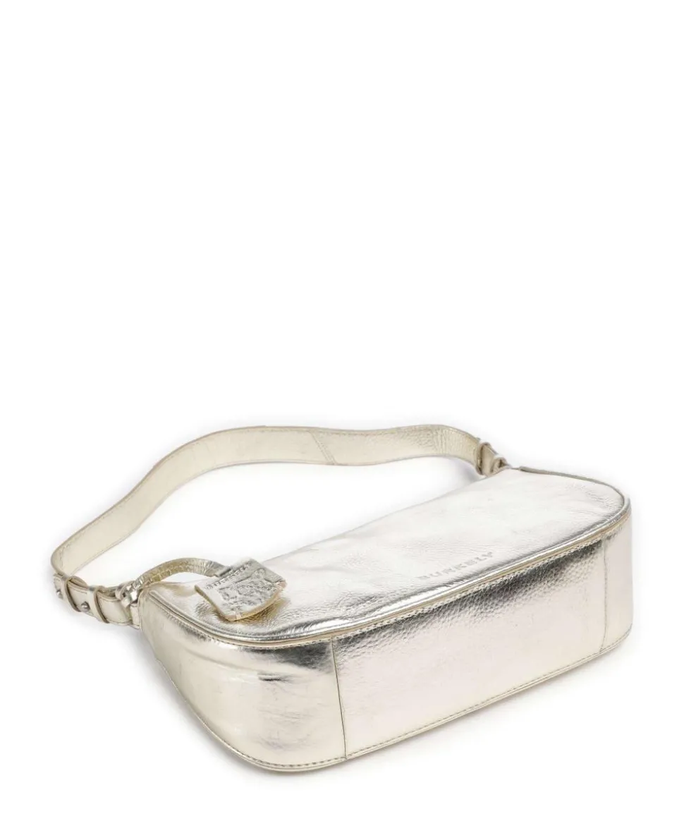 Always Ava Schultertasche genarbtes Rindsleder gold