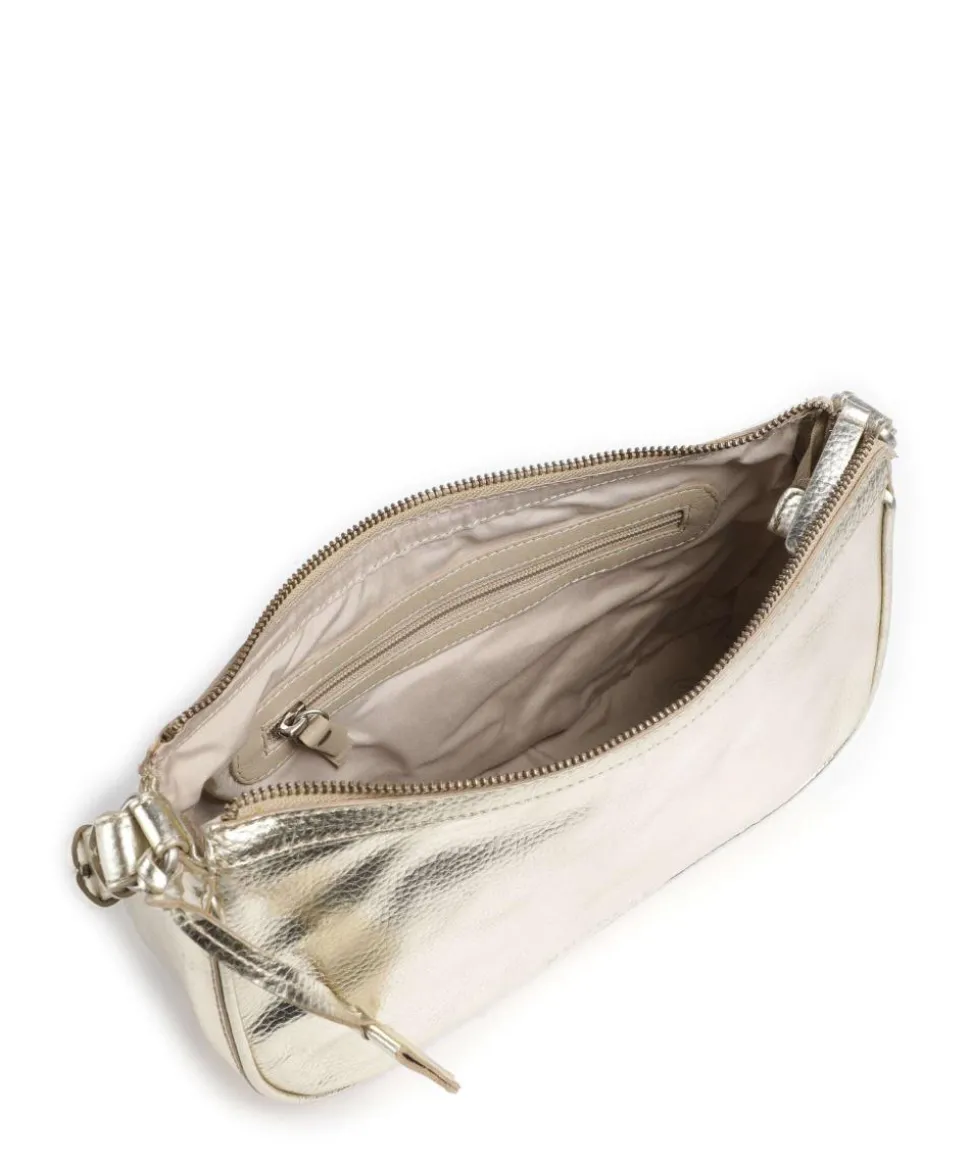 Always Ava Schultertasche genarbtes Rindsleder gold