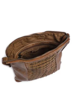 Am Bauernmarkt 5 Umhängetasche genarbtes Rindsleder braun