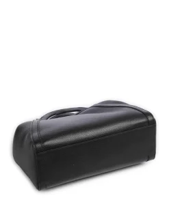 Amalia Shopper genarbtes Leder schwarz